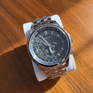 Citizen Calendrier - Men's Eco-Drive Stainless Steel Watch, 44mm case size